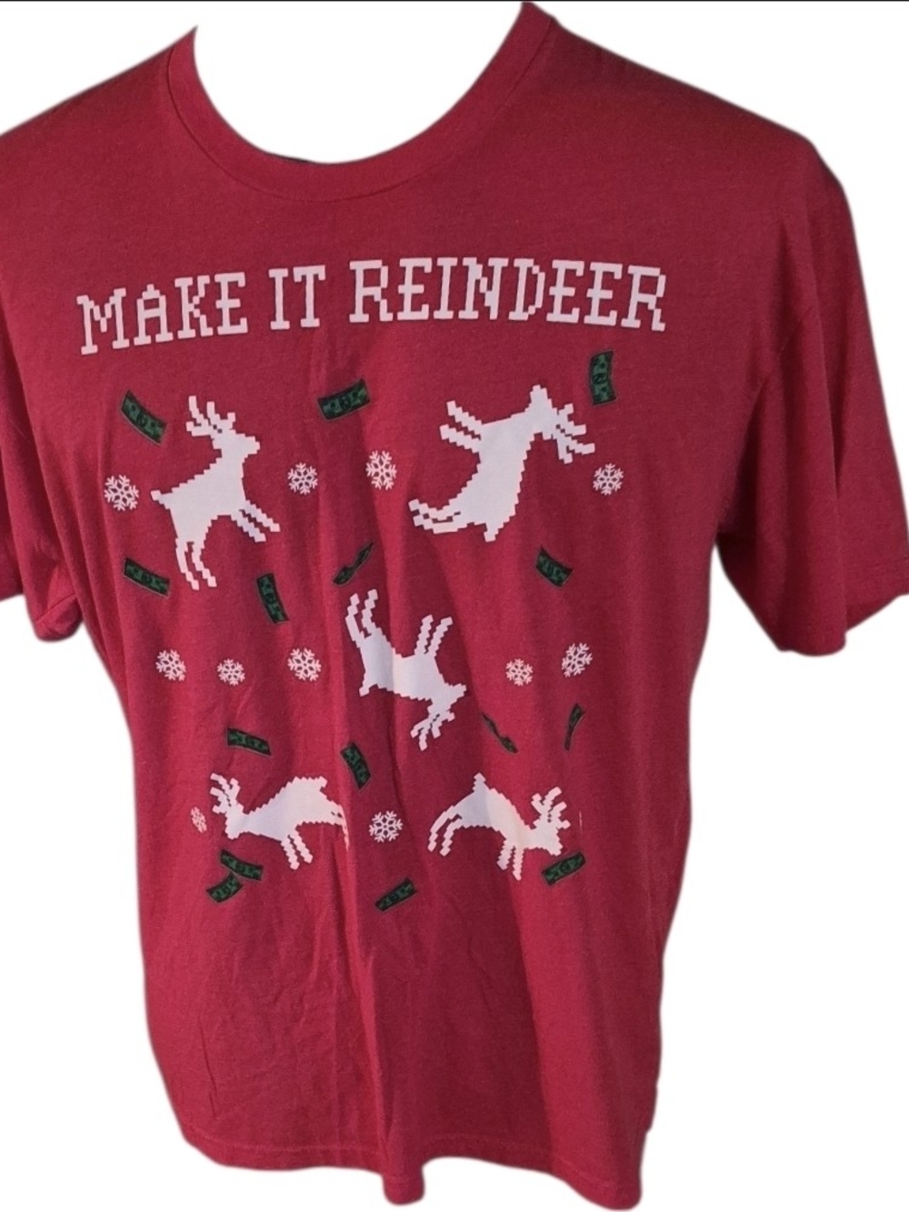riot society Red "Make It Reindeer" Graphic Tee